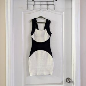 Marciano bandage mini dress